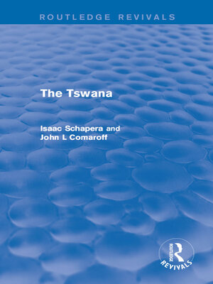 cover image of The Tswana